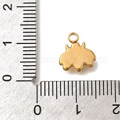 Ion Plating(IP) 304 Stainless Steel Charms&nbsp;STAS-M075-13G