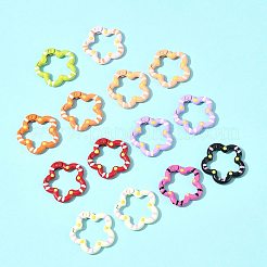 14Pcs Spray Painted Alloy Spring Gate Rings&nbsp;FIND-FS0004-57