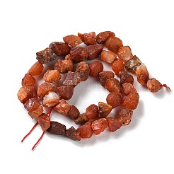 Raw Rough Natural Carnelian Beads Strands&nbsp;G-B065-C22