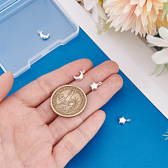 4Pcs 2 Styles 925 Sterling Silver Charms&nbsp;STER-PH0003-45