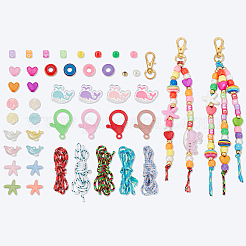 Ocean Theme DIY Keychain Making Kits&nbsp;DIY-SP0007-56