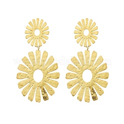 304 Stainless Steel Dangle Stud Earrings for Women&nbsp;EJEW-K268-12C-G