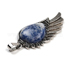 Natural Blue Spot Jasper Big Pendants&nbsp;G-G112-02AS-11