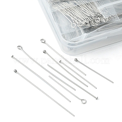 540Pcs 9 Styles 304 Stainless Steel Pin Sets&nbsp;STAS-FS0001-34