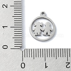 Non-Tarnish 304 Stainless Steel Charms&nbsp;STAS-C097-37P
