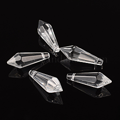 Faceted Glass Pendants&nbsp;GD14x37mmC01