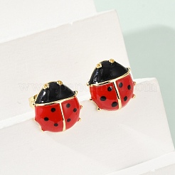 Brass Stud Earrings&nbsp;EJEW-C134-02G