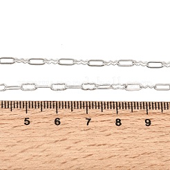 2.5MM Brass Textured Oval Link Chain Necklaces for Women&nbsp;NJEW-F366-06B-P