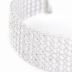 7 Row Crystal Rhinestone Choker Necklace&nbsp;NJEW-F289-01B-P