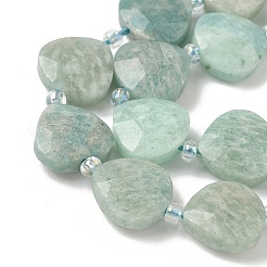 Natural Amazonite Beads Strands&nbsp;G-D316-A01-01
