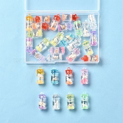 30Pcs Luminous Epoxy Resin Pendants&nbsp;RESI-FS0002-14