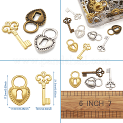 Tibetan Style Alloy Pendants&nbsp;TIBEP-TA0002-35
