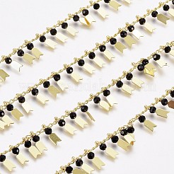 3.28 Feet Handmade Glass Beaded Chains&nbsp;X-CHC-I029-06B
