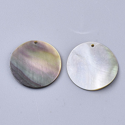 Black Lip Shell Pendants&nbsp;X-SSHEL-S251-36C