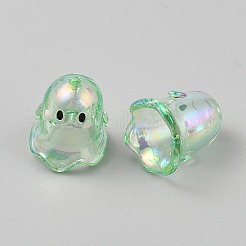 Transparent Acrylic Bead Caps&nbsp;TACR-WH0021-20B