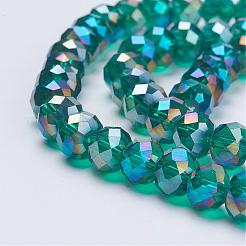 Electroplate Glass Beads&nbsp;GR8MM-AB
