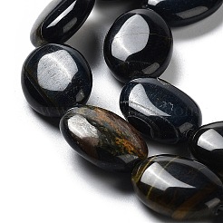 Natural Blue Tiger Eye(Dyed & Heated) Beads Strands&nbsp;G-L164-A-23