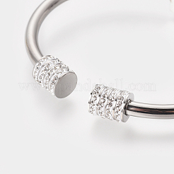 304 Stainless Steel Bangles&nbsp;LS-BJEW-F390-04P