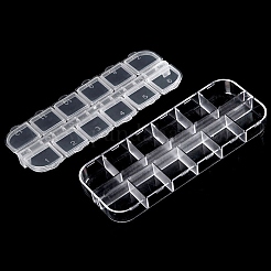 12 Grids Plastic Bead Containers&nbsp;PW-WG37666-01