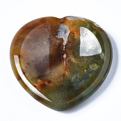 Natural  Mixed Stone Thumb Worry Stone&nbsp;G-N0325-01