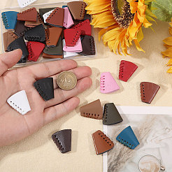 40Pcs 10 Colors Leather Cord Ends&nbsp;FIND-CA0011-38