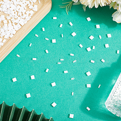 300Pcs 3 Styles 2-Hole Opaque Glass Seed Beads&nbsp;SEED-HY0001-36A