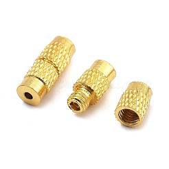 Column Brass Screw Clasps&nbsp;KK-M143-01G