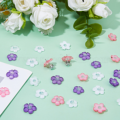 30Pcs 6 Styles Acrylic Ear Nuts&nbsp;FIND-HS0002-41