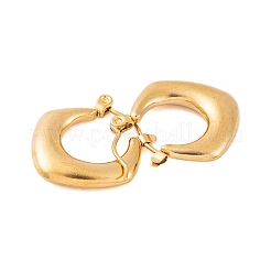 Ion Plating(IP) 304 Stainless Steel Hoop Earrings for Women&nbsp;EJEW-P279-23G