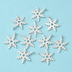 Christmas Snowflake Tibetan Style Alloy Pendants&nbsp;LF0353Y-NFS