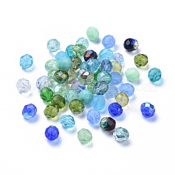 Transparent Czech Glass Beads&nbsp;GLAA-O018-08