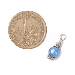 8Pcs Imitation Pearl Acrylic Pendants&nbsp;PALLOY-JF04220-02