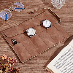 5-Slot Lint Watch Storage Bags&nbsp;DIY-WH0430-782