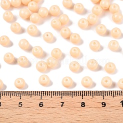 Opaque Baking Paint Glass Beads&nbsp;DGLA-T004-02D