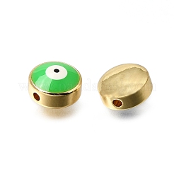 Brass Enamel Beads&nbsp;KK-CBA0E55-03G