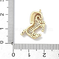 Brass Micro Pave Cubic Zirconia Pendants&nbsp;KK-I476-25A-G01