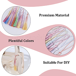 40Pcs 10 Styles Polyester Tassel Pendant Decorations&nbsp;AJEW-CY0001-53