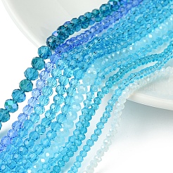 Electroplate Glass Beads Strands&nbsp;EGLA-FS0001-42A