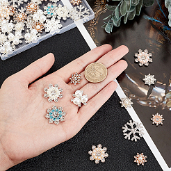 48Pcs 12 Style Alloy Cabochons&nbsp;FIND-GF0001-93
