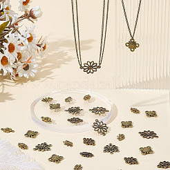 80Pcs 8 Styles Alloy Connector Charms&nbsp;FIND-AR0005-82A