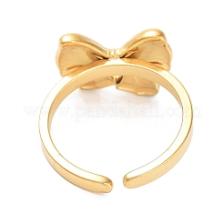 304 Stainless Steel Open Cuff Rings for Women&nbsp;RJEW-Z044-01G-04