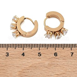 201 Stainless Steel Hoop Earrings&nbsp;EJEW-D354-15G