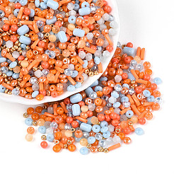 Electroplate Glass Seed Beads&nbsp;GLAA-SZC0007-08