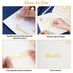 PVC Self Adhesive Decorative Stickers&nbsp;DIY-WH0308-368B