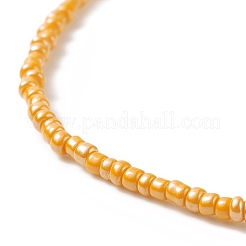 Gemstone Chips & Plastic Pearl & Glass Seed Waist Beads&nbsp;NJEW-C00031