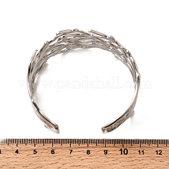 304 Stainless Steel Cuff Bangles&nbsp;BJEW-L705-02P