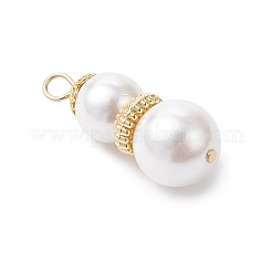 White Round Shell Pearl Pendants&nbsp;PALLOY-JF04378