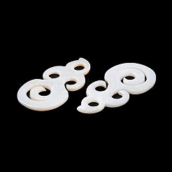 Natural Freshwater Shell Pendants&nbsp;BSHE-Z003-22