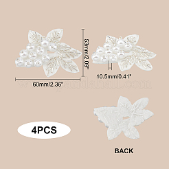 3D Imitation Pearl Flower Ornament Accessories&nbsp;DIY-WH0343-11