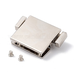 (Defective Closeout Sale: Scratch) Zinc Alloy Twist Bag Lock Purse Catch Clasps&nbsp;FIND-XCP0002-41